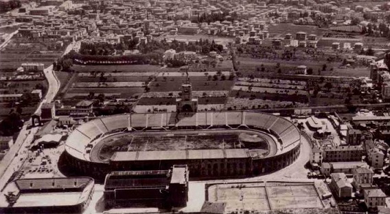 Lo stadio Littoriale di Bologna
